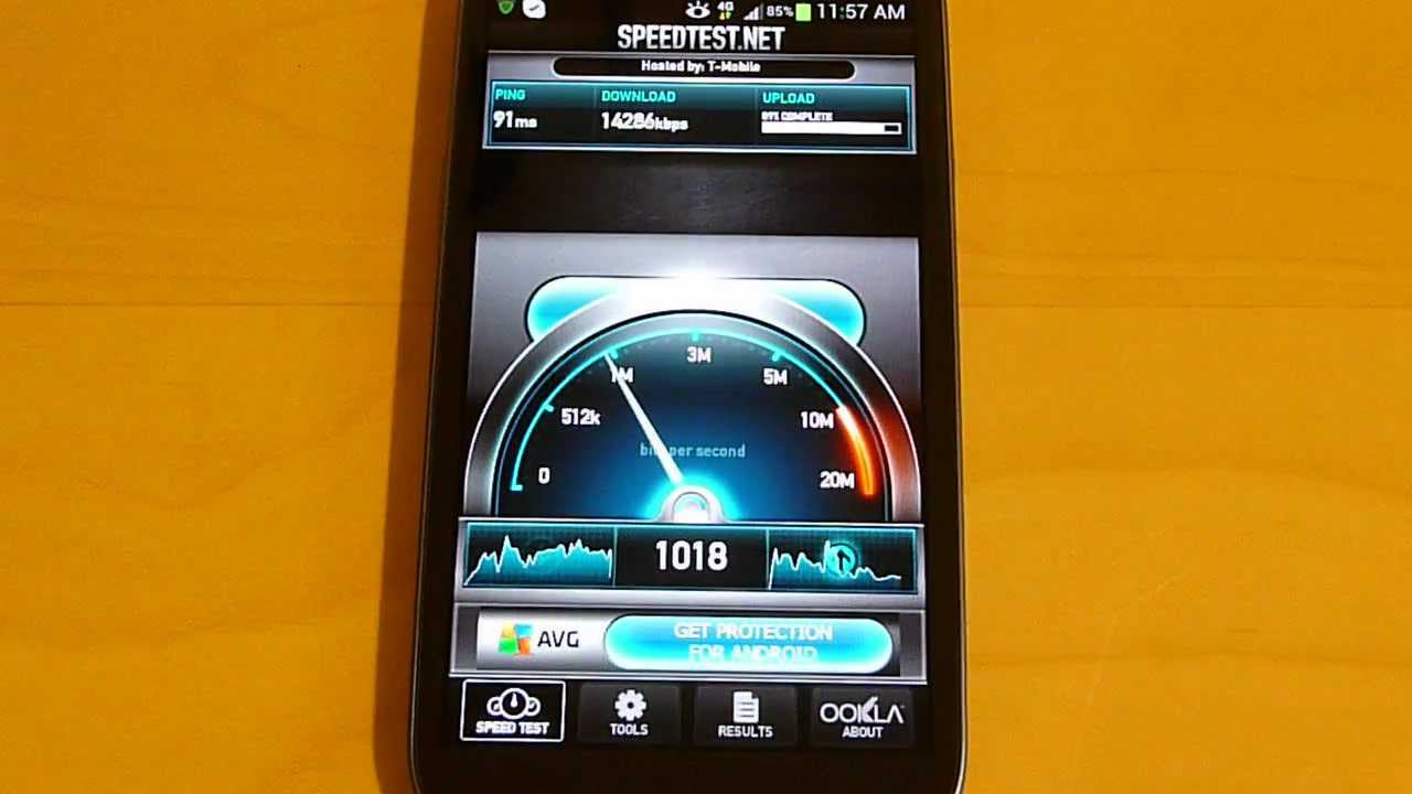 Samsung Galaxy S3 Speed Test TMobile YouTube