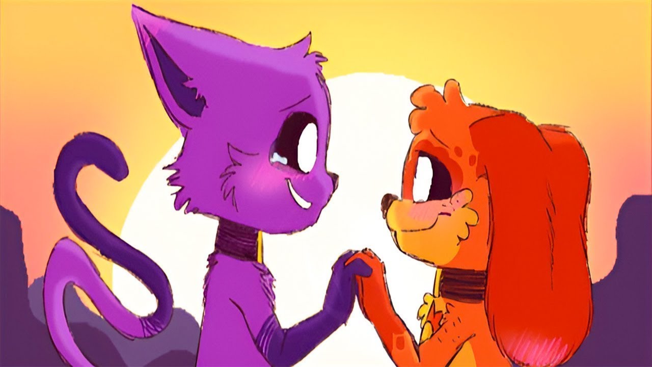 CatNap X DogDay Valentine's Day ❤️┃Poppy Playtime Chapter 4┃Comic Dub