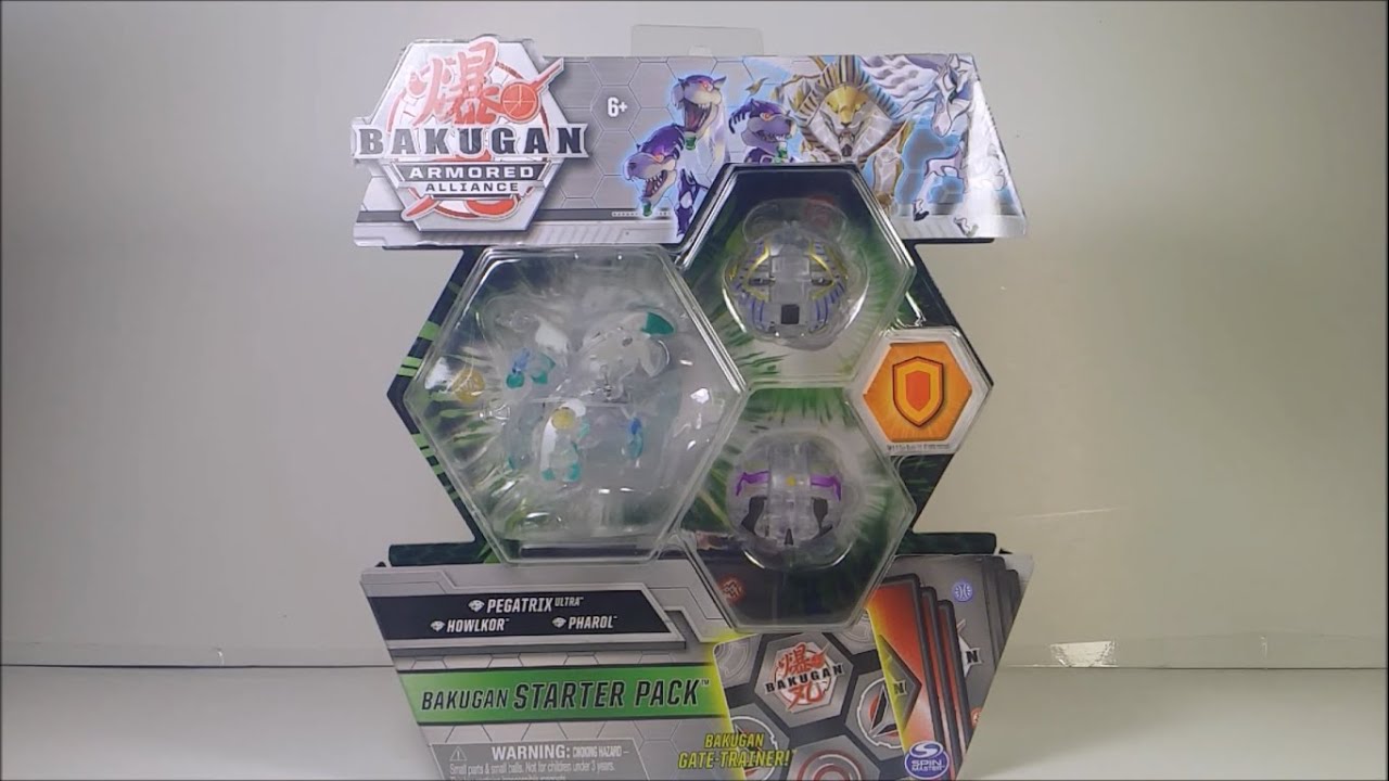 Bakugan Armored Alliance Haos Diamond Ultra Pegatrix Starter Pack