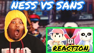 Who TF is SANS!?!  Ness VS Sans (Earthbound VS Undertale) DBX REACTION | BLIND REACT