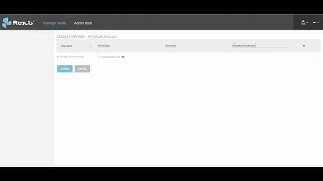 Reacts - Admin Dashboard - Assign standard and pro licenses