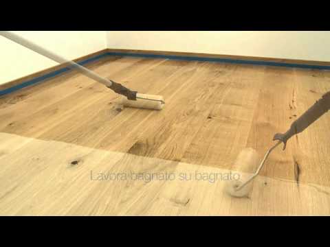 Come verniciare il parquet istruzioni passo dopo passo bona youtube Colorare parquet legno