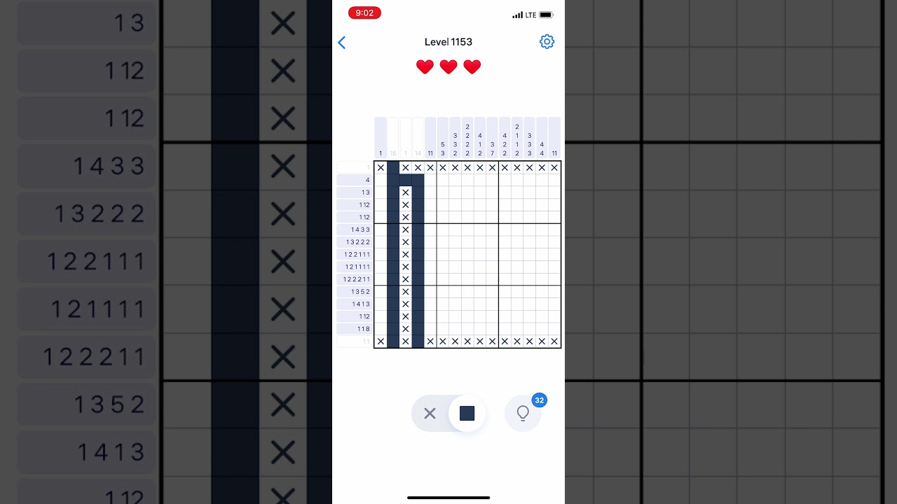 Nonogram.com - Number Puzzle LEVEL 1153 - No Boosters - YouTube