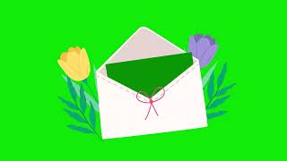 Old letter Green Screen 2024 | Envelope Letter Green Screen | Postcard Green screen  #chromakey