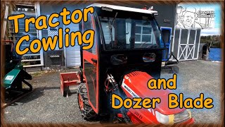 Tractor Cowling and Dozer Blade