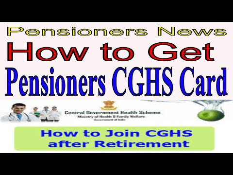How to get Pensioners CGHS Card_पेंशनर्स कैसे पाए CGHS Card Under Central Govt. Health Scheme