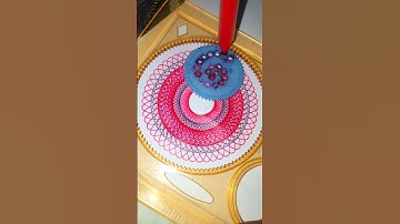 The Make Spirograph Drawing Ruler Art | #shorts #spirograph #Atik_official