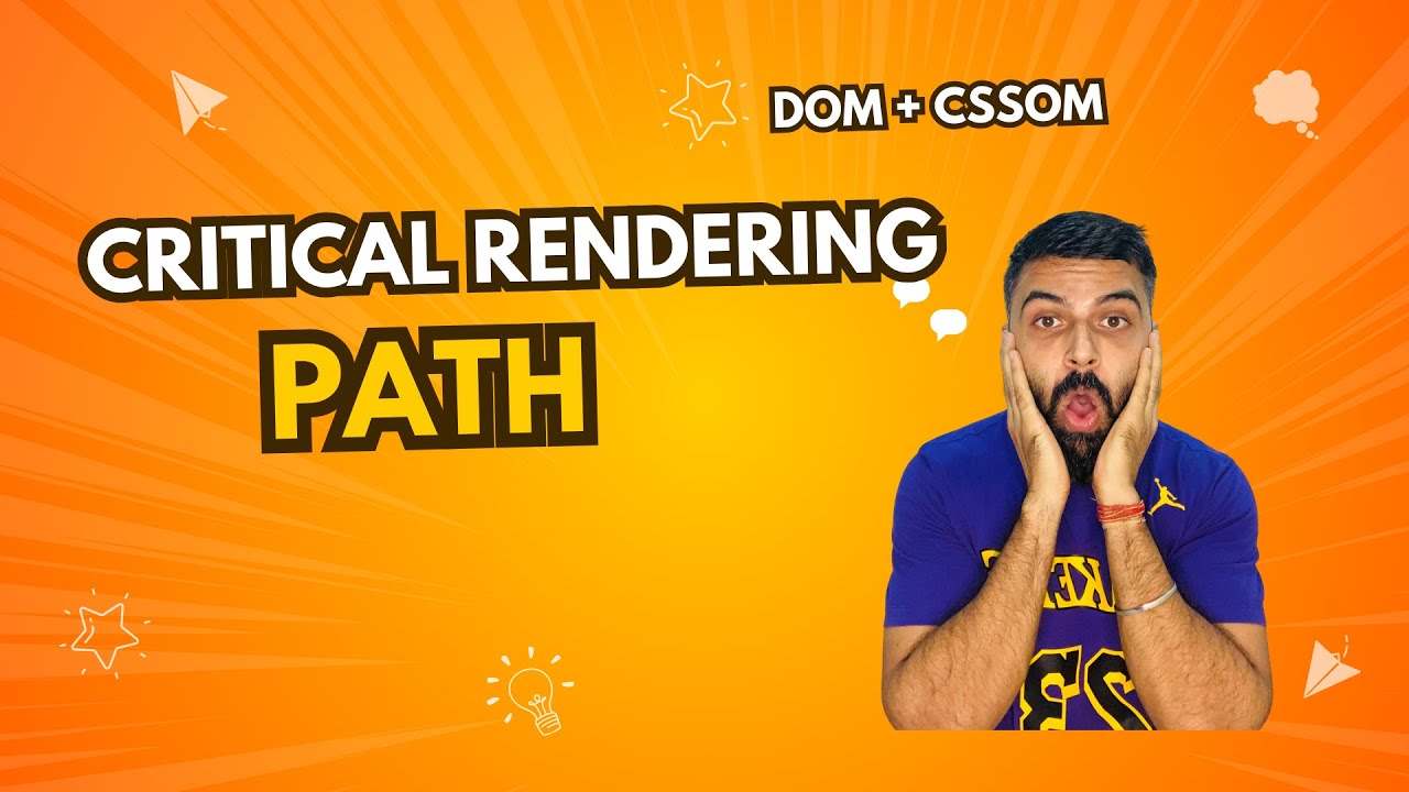 CRITICAL RENDERING PATH - पहले: घोड़े की चाल 🐌, अब: रॉकेट स्पीड 🚀 - YouTube