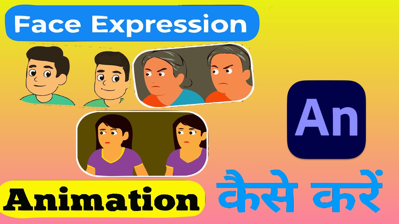 How To Make Face Expression Animation in Character । Adobe animate में ...