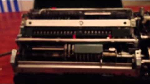 Swedish FACIT ESA-0 Electromechanical 4-Function Calculator