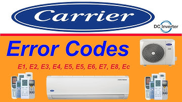 Carrier Air Conditioner All Error Codes And Solution Troubleshooting Urdu/Hindi