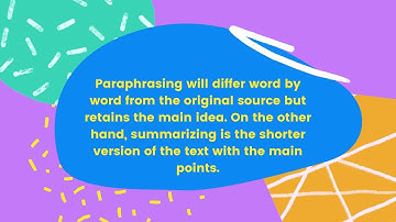 Misconceptions about Paraphrasing, Summarizing, and Quoting [Mappe_E12B]