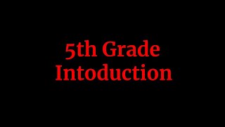 Introduction - 5th Grade Keyboarding