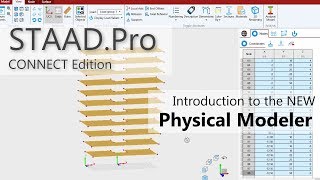 Introduction To STAAD.Pro CONNECT Edition's Physical Modeler Introduction To STAAD.Pro CONNECT Edition's Physical Modeler