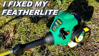 How I got my Featherlite weedeater running.