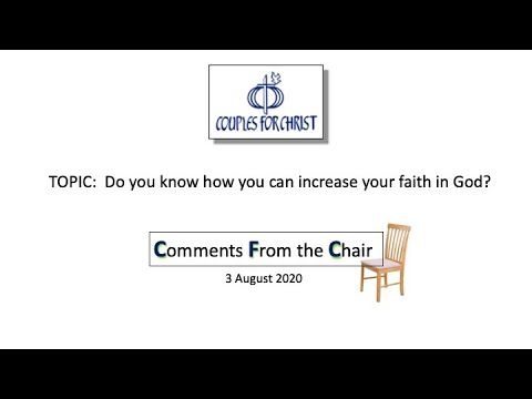 COMMENTS FROM THE CHAIR with Bro Bong Arjonillo - 3 Aug 2020
