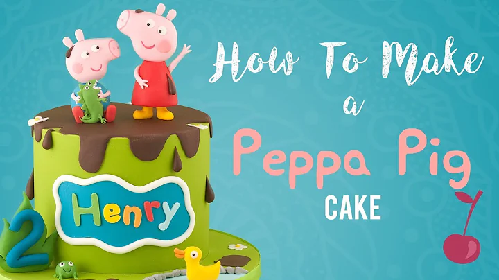 ¡Aprende a hacer una tarta de Peppa y George Pig! Paso a paso