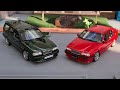 Volvo 850 R Sedan red 1996 and Volvo 850 T5 Wagon green 1995 Otto-mobile Model Cars [Comparison]