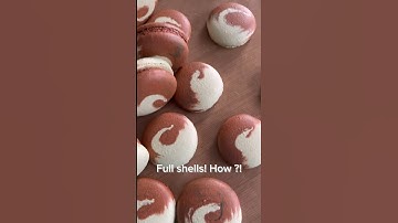 Full shells! How? #lesson #baking #macarons