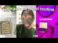 my high school productive night routine *sophomore/realistic*