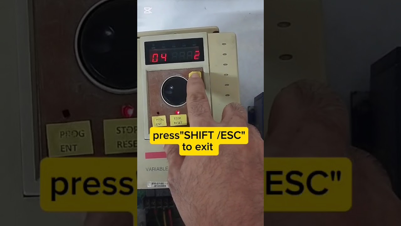 LS SV-iS5 Inverter Frequency Command Setup & Terminal Operation ⚙️ 