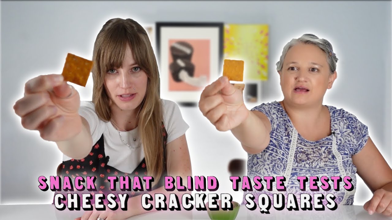 Cheesy Cracker Squares Blind Taste Test