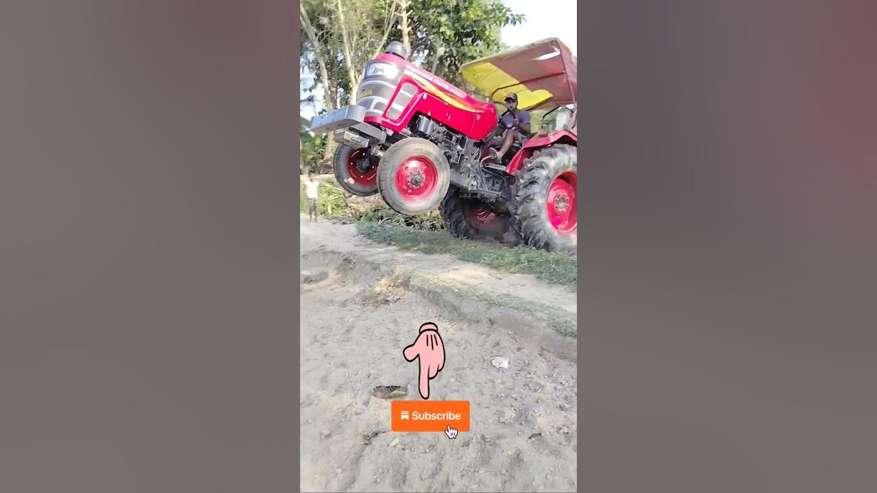 system pe system Mahindra tractor stunt video Tractor status video tractor stunt vairal 