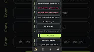 Styles Text font App screenshot 1