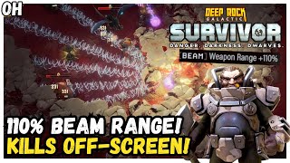 110% Range Coil Gun KILLS Off-Screen! Deep Rock Galactic: Survivor!