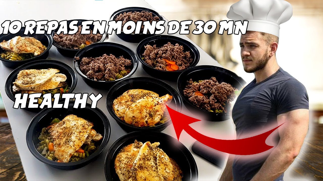 PREPARER SEMAINE DE REPAS RAPIDEMENT