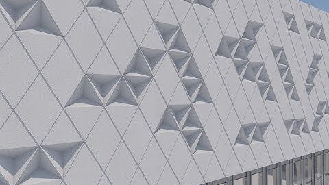 Tutorial ARCHICAD 22 How to make a triangle abstract like the Queretaro Facade with Morph
