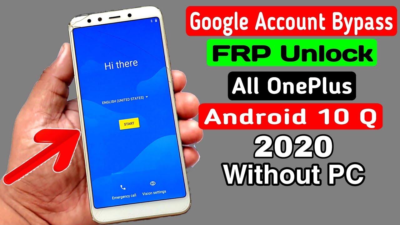 All Oneplus Android 10 Q Google Account Frp Bypass Without Pc Youtube