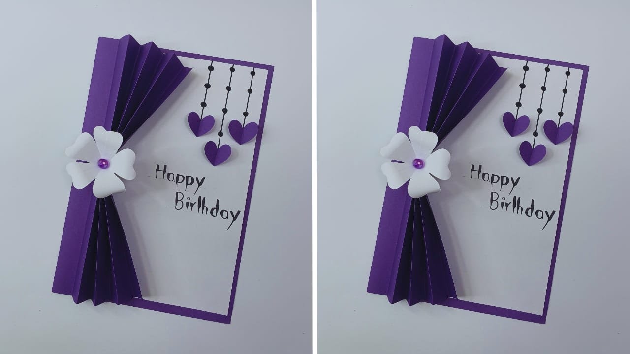 How to Make a Beautiful Birthday Card at Home | Easy and Creative ...