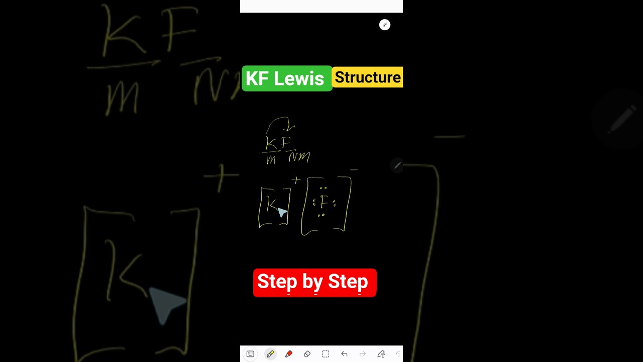 KF Lewis Structure Explained | Potassium Fluoride Dot Diagram
