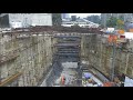Regional Connector 2nd/Hope Street Station construction time lapse (May - Oct. 2020)
