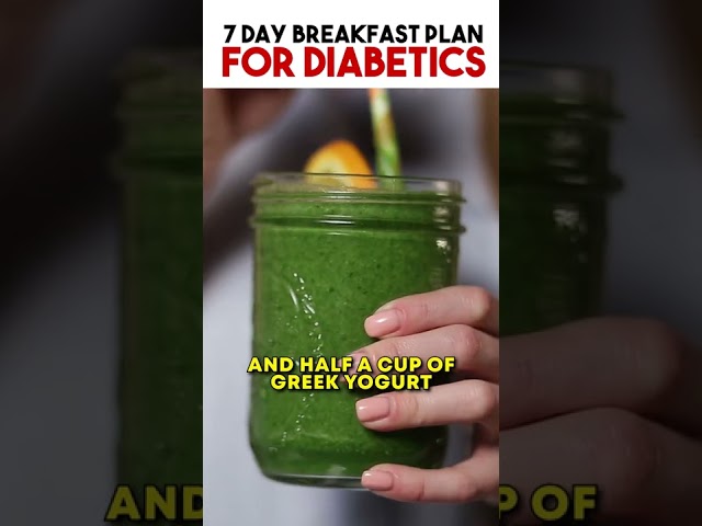 Low Carb Smoothie | 7 Day Breakfast Plan For Diabetics