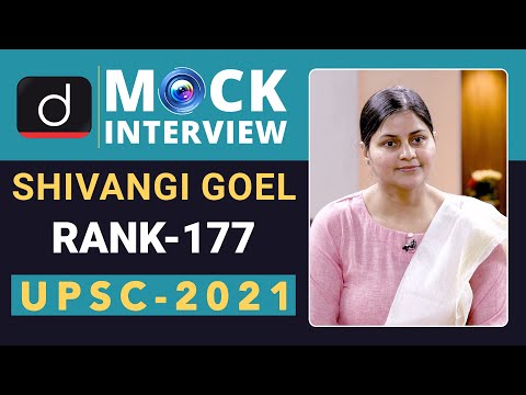 Shivangi Goel , Rank 177, UPSC 2021 | English Medium | Mock Interview | Drishti IAS English – Watch On YouTube