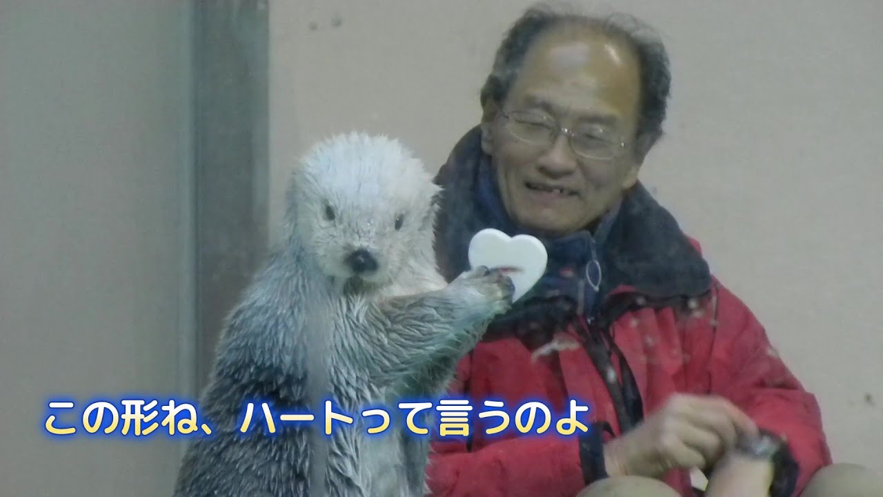 ハートのおもちゃを見せてくれるメイちゃん