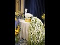 Peacock by polystyrene / styrofoam for wedding decorating easy and cheap