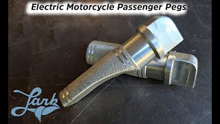 Machined Aluminum Motorcycle Passenger Pegs | Lark Machine Co