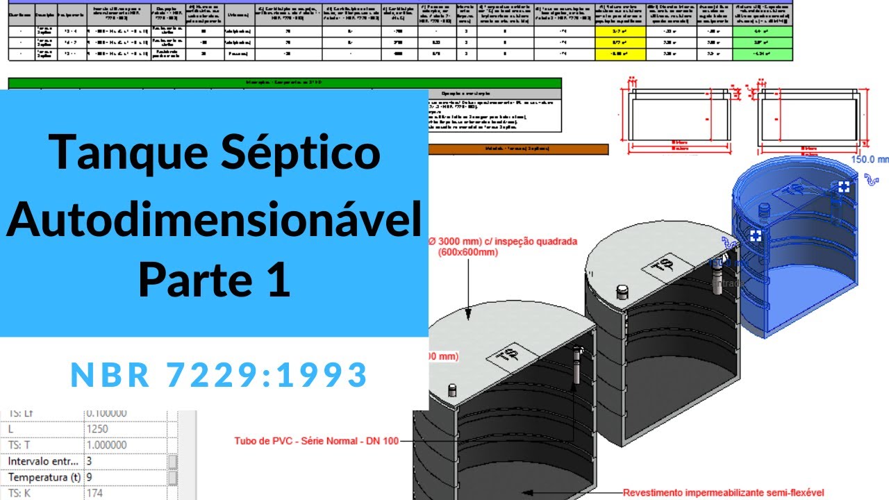 Episódio 02: Tanque Séptico Autodimensionável (Parte 1 ...