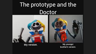 The Prototype and the Doctor (Poppy Playtime VHS recording animated in stop motion)