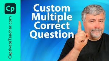 Custom Multiple Choice Multiple Answer Question with 3 Tries in Adobe Captivate