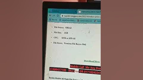 Walton Primo RX8 Mini Flash File 100% Tested Update  Firmware OK