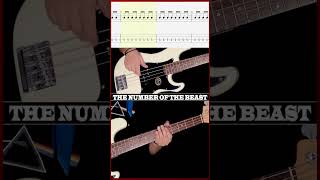 Iron Maiden - The Number Of The Beast | Bass Cover (+ Tab)| SHORTS | Dotti Brothers #basscover