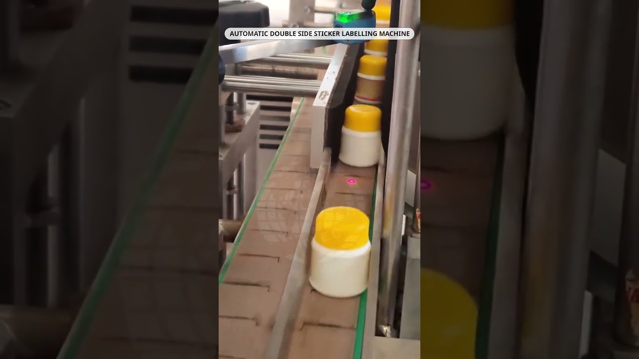 📢 Introducing our game-changing Automatic Double Side Sticker Labeling Machine! 🎉🏭