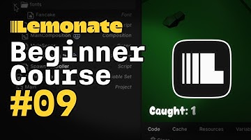 Lemonate Game Engine Tutorial #09 | Build your first game [Beginner Course] | Custom Fonts