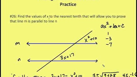 5.2 Proving that Lines are Parallel (Practice)