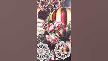 🦋🎁 Junk Journal freebie Free Printable for Card Making and Paper Craft #shorts