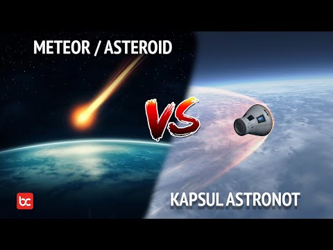 Kenapa Meteor Habis Terbakar Saat Masuk Atmosfer Bumi Sedangkan Roket Tidak?